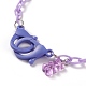 Персонализированные ожерелья-цепочки из абс-пластика NJEW-JN03220-04-2