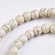 Chapelets de perles en turquoise synthétique G-E466-04-3