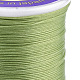 シードビーズ用のナイロン66コーティングビーズ糸  薄緑  0.1mm  約54.68ヤード（50m）/ロール NWIR-R047-015-3