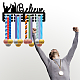 Спортивная тема железная вешалка для медалей настенная стойка для дисплея ODIS-WH0055-042-7