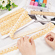 Nbeads 8M Polyester Curtain Lace Trimmer Ribbon DIY-NB0008-30B-3