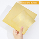 AHANDMAKER 3Pcs Brass Sheet 6 x 6 Inches/ 4 x 4 Inches Square Brass Plates Film Attached Metal Shims Thin Metal Sheets for Crafts DIY KK-GA0001-47-3