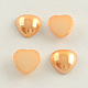 Pearlized Plated Opaque Glass Cabochons PORC-S800-10mm-M-2