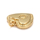 Rack Plating Real 18K Gold Plated Brass Pendants KK-E260-01G-O-3