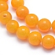 Natural Topaz Jade Beads Strands X-G-L552H-15-2