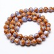Round Synthetic Imperial Jasper Beads Strands G-I098-10mm-01-3