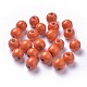 Perles en bois naturel teint WOOD-Q006-12mm-09-LF-1