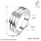 Brass Cubic Zirconia Wide Band Rings For Men RJEW-BB06304-10P-2