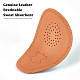 GORGECRAFT 3 Pairs Genuine Leather Metatarsal Pads Shoe Insoles Provide Soft Cushioning Reusable Foot Cushions Forefoot Pads Relief Pain High Heel Inserts Non-Sliding Shoe Pads for Women Men AJEW-GF0005-49-6