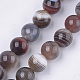 Chapelets de perles en agate naturelle du Botswana X-G-S333-10mm-026-1