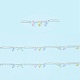 Cadenas de eslabones ovalados de latón KK-F862-55S-2