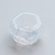 Diyのダイヤモンドのシリコンモールド  レジン型  UVレジン用  エポキシ樹脂ジュエリー作り  ホワイト  24x15mm X-DIY-G012-03A-3