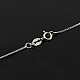 Rhodium Plated 925 Sterling Silver Necklaces STER-M034-39B-3