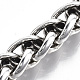 Men's Alloy Wheat Chain Bracelets BJEW-T014-08AS-3