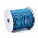 木綿糸ワックスコード  スプールで  スチールブルー  2mm  約90m /ロール YC-Q005-2mm-130-3