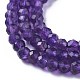 Natural Amethyst Beads Strands G-E560-Q03-3