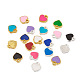 Cheriswelry 170pcs 17 colores encantos de esmalte de aleación de zinc ENAM-CW0001-08-3
