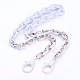 Personalisierte Halsketten aus Acryl und CCB-Kunststoffkabel X-NJEW-JN02824-01-1