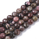 Chapelets de perles en rhodonite naturelle G-S361-6mm-016-1