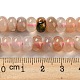 Natürliche Kirschblüte Achat Perlen Stränge G-M420-K03-01-5