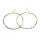 Латунные теннисные ожерелья NJEW-I104-14G-1