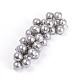 Imitation Acrylic Pearl Beads Grape Pendant KEYC-P029-03B-1