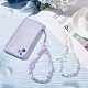 WR0001 2Pcs 2 Style Bowknot Pearl Beaded Mobile Phone Straps AJEW-WR0001-55-5