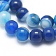 Chapelets de perles en agate à rayures naturelles/agates à bandes G-I254-03A-05-3