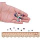 Cuentas de perlas de vidrio redondas perladas ecológicas de 10 color HY-PH0010-04-5
