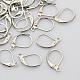 PandaHall- Pack of 100pcs Stainless 304 Steel Plate Lever Back Earrings French Hook STAS-PH0010-07-1