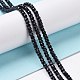 Synthetic Blue Goldstone Beads Strands G-H280-07-2