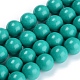 Dyed Natural Mashan Jade Beads Strands DJDA-E266-8mm-01-1