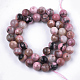 Natural Rhodonite Beads Strands X-G-S333-6mm-029-2