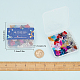 Sunnyclue diy kit de fabrication de boucles d'oreilles papillon transparent DIY-SC0018-34-7