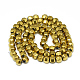Electroplate Non-magnetic Synthetic Hematite Beads Strands G-T061-50A-2