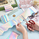 OLYCRAFT 43.7 Yards Iridescent Bulletin Board Borders Iridescent 3 Inch Wide Wavy Edge Border Trim Non-Adhesive Waterproof Holographic Rolled Border Trim for Birthday Wedding Party Decorations DIY-WH0308-438B-3