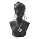 Stereoscopic Plastic Jewelry Necklace Display Busts NDIS-N003-01-2