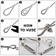 304 Stainless Steel Eye & Hook Turnbuckle Wire Rope Tension FIND-PH0002-12-5