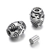 Retro Carve 304 Stainless Steel Magnetic Clasps STAS-E108-14AS-1