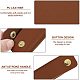 GORGECRAFT 4 Colors Purse Handle Cover Wraps Brown Pink Wallet Leather Handle Protector Strap Covers for Handbags Craft Strap Making Supplies FIND-GF0001-64A-3