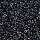 12/0 ガラスシードビーズ  色の内側  丸い穴  ラウンド  透明色の虹  ブラック  12/0  2~2.5x1.5~2mm  穴：0.8mm  約30000個/袋 SEED-A016-2mm-214-3