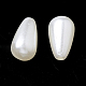 Perles d'imitation perles en plastique ABS OACR-R070-7x15-01-2