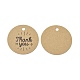 Thank You Theme Kraft Paper Jewelry Display Paper Price Tags CDIS-K004-01F-3