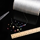 弾性水晶の線  ジュエリービーズコード  ストレッチブレスレット作り用  透明  0.5mm  約1093.61ヤード（1000m）/ロール EW-R003-0.5mm-7