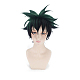 Короткие зеленые и черные аниме косплей парики OHAR-I015-04-4