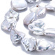 Chapelets de perles en Keshi naturel PEAR-S020-Q01-4