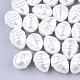 Cuentas de perlas de imitación de plástico abs ecológico OACR-T012-09C-1