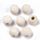 Natural Unfinished Wood Beads WOOD-Q038-10mm-1