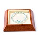 Square Wood Pesentation Jewelry Bracelets Display Tray ODIS-P008-18B-3