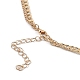 Alloy Double Layered Necklaces NJEW-B0002-04G-3